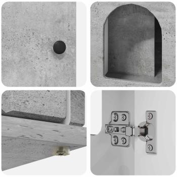 Katzenhaus Beton 85 x 55 x 50 cm Holzwerkstoff