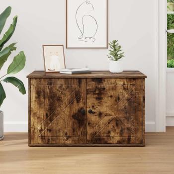 Katzenhaus Geräucherte Eiche 85 x 55 x 50 cm Holzwerkstoff