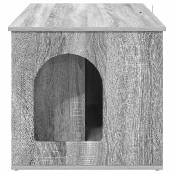 Katzenhaus Graues Sonoma 85 x 55 x 50 cm Holzwerkstoff