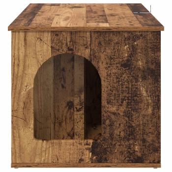 ARDEBO.de - Katzenhaus Altholz 85 x 55 x 50 cm Holzwerkstoff
