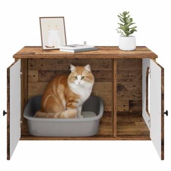Katzenhaus Altholz 85 x 55 x 50 cm Holzwerkstoff