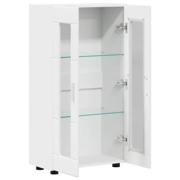 Sideboard mit Regal Weiß 55,5 x 29 x 100 cm Holzwerkstoff