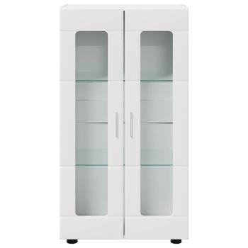 Sideboard mit Regal Weiß 55,5 x 29 x 100 cm Holzwerkstoff