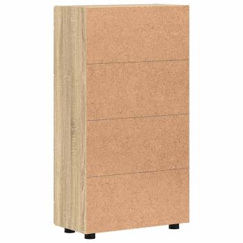 Sideboard mit Tür Sonoma-Eiche 55,5 x 29 x 100 cm Holzwerkstoff