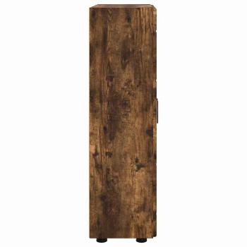 ARDEBO.de - Sideboard Geräucherte Eiche 55,5 x 29 x 100 cm Holzwerkstoff