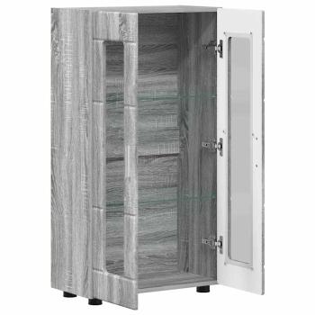 Sideboard Graues Sonoma 55,5 x 29 x 100 cm Holzwerkstoff