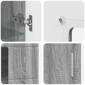 Sideboard Graues Sonoma 55,5 x 29 x 100 cm Holzwerkstoff