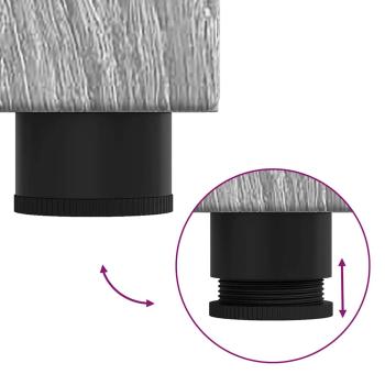 Sideboard Graues Sonoma 55,5 x 29 x 100 cm Holzwerkstoff