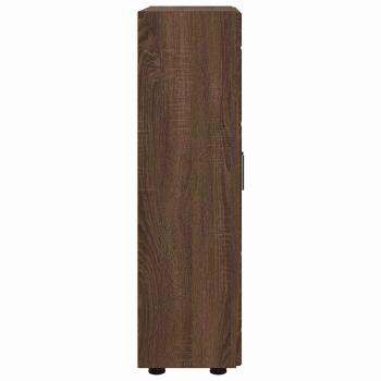 ARDEBO.de - Sideboard Braun Eichen-Optik 55,5 x 29 x 100 cm Holzwerkstoff