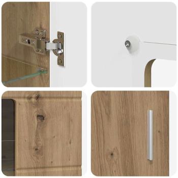 Sideboard Artisan-Eiche 55,5 x 29 x 100 cm Holzwerkstoff