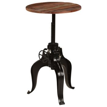 Bartisch Altholz Massiv 60x(76-110) cm