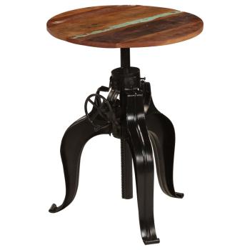 Bartisch Altholz Massiv 60x(76-110) cm