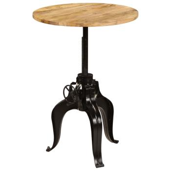 Bartisch Massivholz Mango 75x(76-110) cm