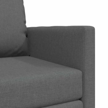 Klappsofa Bett Dunkelgrau 74 x 77 x 81 cm Stoff