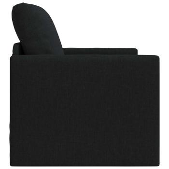 Klappsofa Bett Schwarz 74 x 77 x 81 cm Stoff