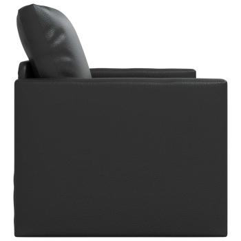 Klappsofa Bett Schwarz 74 x 77 x 81 cm PVC