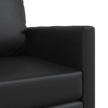 Klappsofa Bett Schwarz 74 x 77 x 81 cm PVC