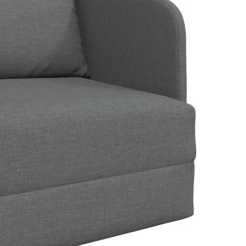 Klappsofa Bett Dunkelgrau 65 x 80 x 83 cm Stoff