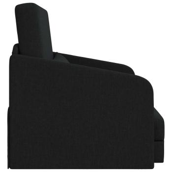Klappsofa Bett Schwarz 65 x 80 x 83 cm Stoff