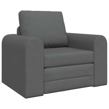 Klappsofa Bett Dunkelgrau 98 x 71 x 83 cm Stoff