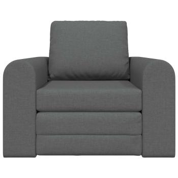 Klappsofa Bett Dunkelgrau 98 x 71 x 83 cm Stoff