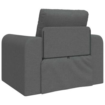 Klappsofa Bett Dunkelgrau 98 x 71 x 83 cm Stoff