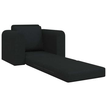 Klappsofa Bett Schwarz 98 x 71 x 83 cm Stoff