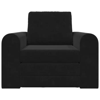 Klappsofa Bett Schwarz 98 x 71 x 83 cm Samt