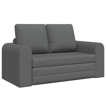 ARDEBO.de - Klappsofa Bett Dunkelgrau 148 x 71 x 83 cm Stoff