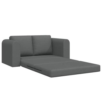 Klappsofa Bett Dunkelgrau 148 x 71 x 83 cm Stoff