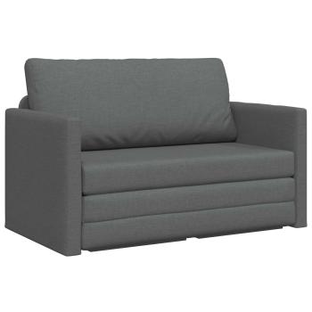Klappsofa Bett Dunkelgrau 124 x 71 x 78 cm Stoff