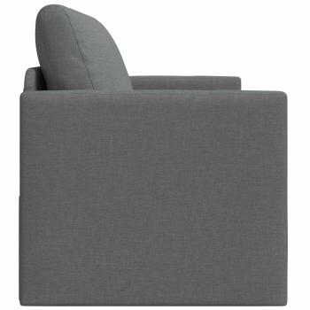 Klappsofa Bett Dunkelgrau 124 x 71 x 78 cm Stoff