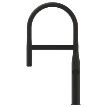 GROHE Essence Einhand-Spültischbatterie, mit Profibrause, phantom black (30503KF0)