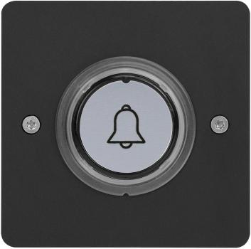 ARDEBO.de Grothe Funksender AP/UP, quadratisch, Schwarz (MISTRAL SE07 Q AP/UP SW)