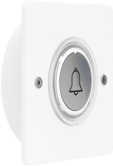 Grothe Funksender, AP/UP, quadratisch, Batterie, weiß (MISTRAL SE07 Q AP/UP WS)