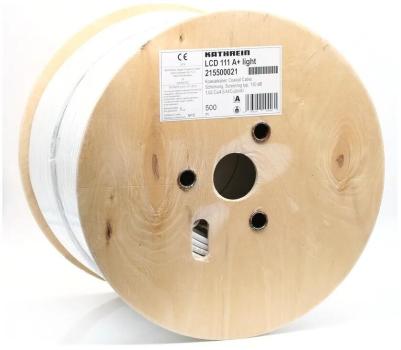 Kathrein LCD 111 A+ light Koaxialkabel für Innen, Eca, Einwegtrommel, weiß (215500021) 500m