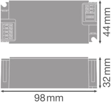 LEDVANCE LED-Treiber, DR DALI-P-44/220-240/1050, 10X1LEDV, 30A, IP20 (4058075779723)