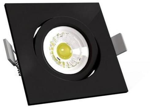 ARDEBO.de Ledxon EBS-SBQ-6-830-40S-S Einbau-Strahler, schwenkbar, quadratisch, 6W, 610lm, 3K, 40°, schwarz (7008234)