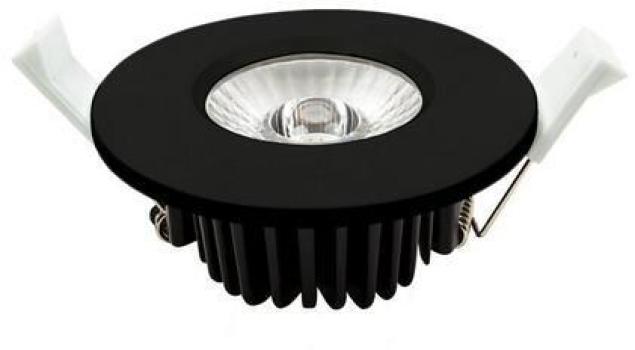 ARDEBO.de Ledxon EBS-FL-6-830-40S-S Einbau-Strahler, flat, 6W, 620lm, 3K, 40°, schwarz (7008123)