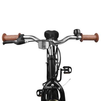 Kinderfahrrad 20 Zoll für 6-11 Jahre alt Schwarz