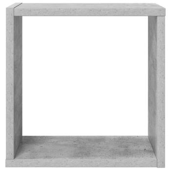 Würfelregale 2 Stk. Betongrau 30x15x30 cm