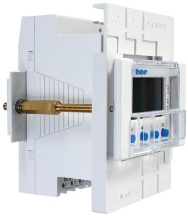 ARDEBO.de Theben Fronttafel-Einbauset Zubehör ür Theben-Verteilereinbaugeräte von 17,5 bis 107,5 mm Baubreite, Wandstärke 1 bis 5 mm 9070001