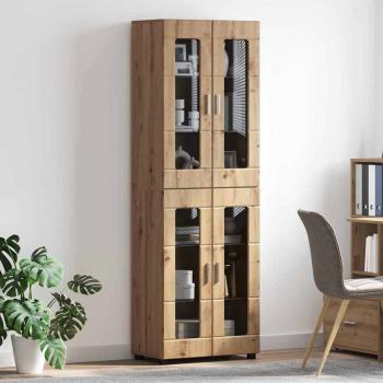 ARDEBO.de - Highboard mit Tür Artisan-Eiche 60 x 35 x 182 cm Holzwerkstoff