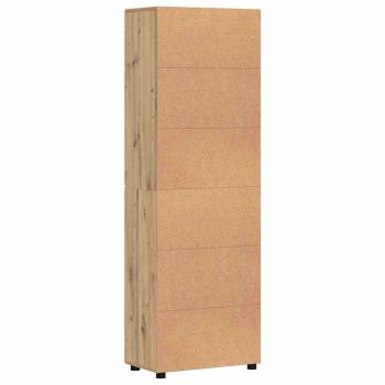 Highboard mit Tür Artisan-Eiche 60 x 35 x 182 cm Holzwerkstoff