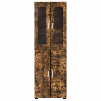 Highboard Geräucherte Eiche 60 x 35 x 182 cm Holzwerkstoff