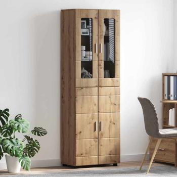 Highboard mit Tür Artisan-Eiche 60 x 35 x 182 cm Holzwerkstoff
