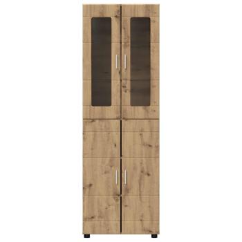 Highboard mit Tür Artisan-Eiche 60 x 35 x 182 cm Holzwerkstoff