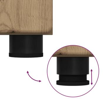 Highboard mit Tür Artisan-Eiche 60 x 35 x 182 cm Holzwerkstoff