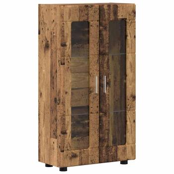 TV-Schrankset mit Schubladen mit Regal Altholz Holzwerkstoff