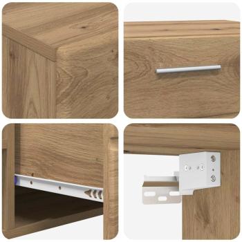 TV-Schrankset mit Schubladen Artisan-Eiche Holzwerkstoff